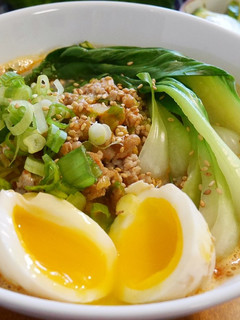 アメリカで作るクリーミー担々麺-レシピのメイン写真