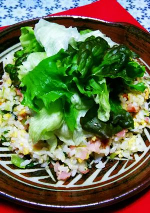 家の、レタスチャーハン！-レシピのメイン写真