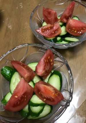 トマトときゅうりのサラダ☆-レシピのメイン写真