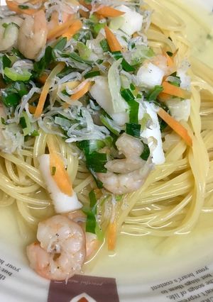 簡単ぱぱっとシーフードパスタ-レシピのメイン写真