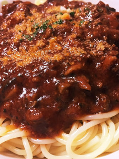 余った挽肉で!簡単ボロネーゼ風パスタ-レシピのメイン写真
