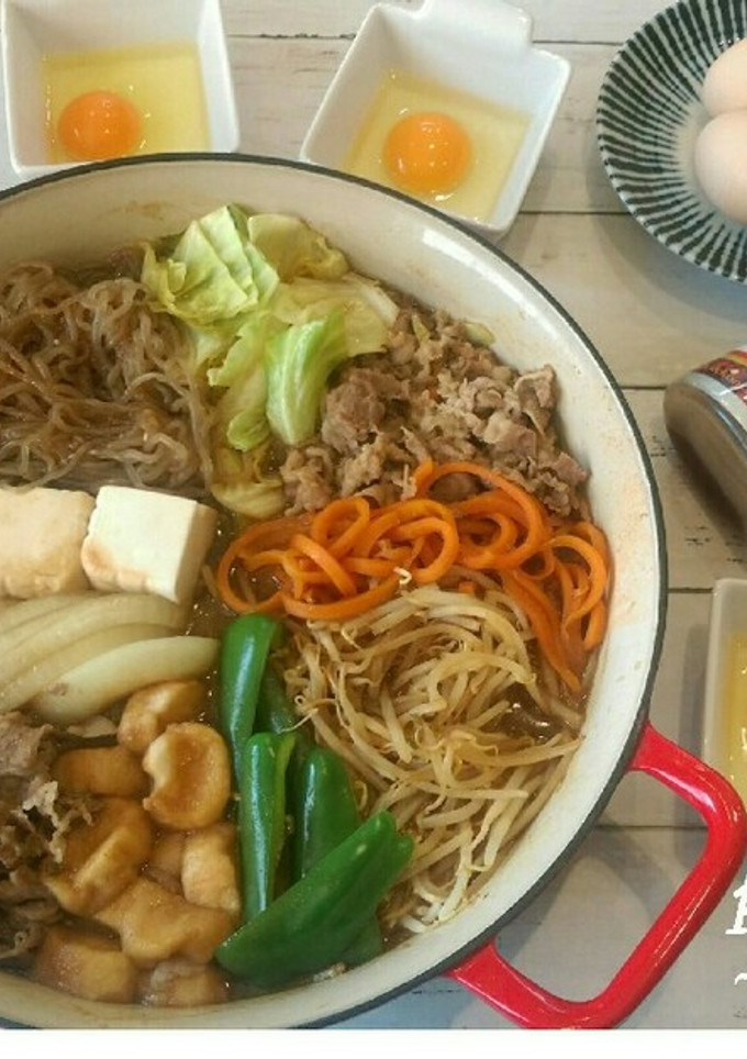 焼肉のたれ一本で作る！絶品♡すき焼き鍋-レシピのメイン写真