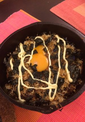 スキレットで簡単♪長いもフワトロ焼き-レシピのメイン写真