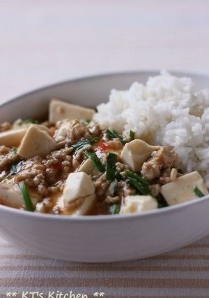 にらジャンで♪豚豆腐どんぶり-レシピのメイン写真