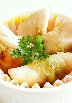 お弁当おつまみに❤ささみのわさび焼き-レシピのメイン写真
