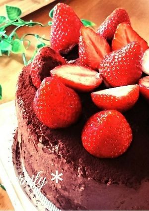 *簡単∮*チョコレートケーキ*-レシピのメイン写真