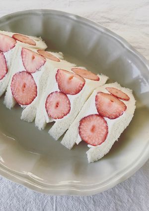 いちごサンド (フルーツサンド)-レシピのメイン写真