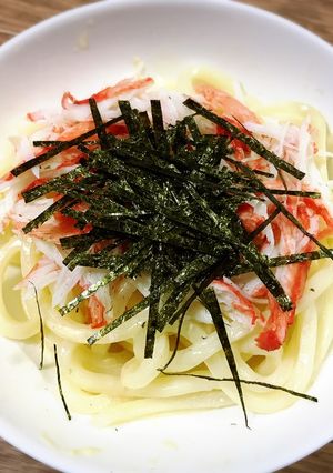 簡単 明太子のクリーミーうどん -レシピのメイン写真