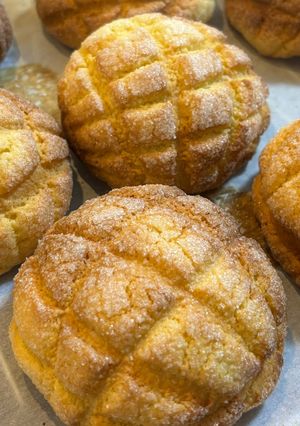 ふわもちザクっとメロンパン-レシピのメイン写真