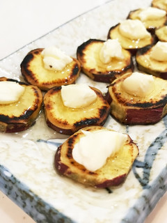 さつまいもクリームチーズのせ♪-レシピのメイン写真