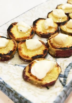 さつまいもクリームチーズのせ♪-レシピのメイン写真