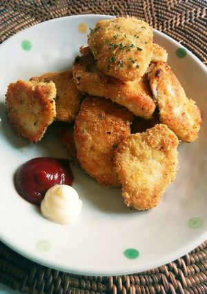 簡単☆揚げない☆鶏胸肉のヘルシーナゲット-レシピのメイン写真