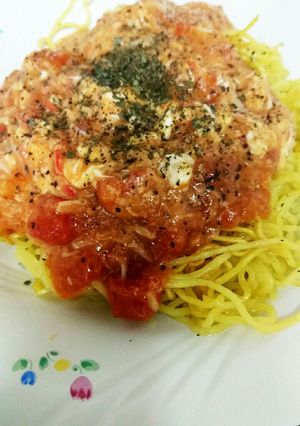 洋風トマトあんかけ焼きそば(謎味)-レシピのメイン写真