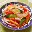 カニカマと彩り野菜のフレッシュマリネ♪