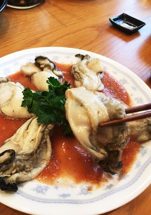 牡蠣のイタリアンソース添え-レシピのメイン写真