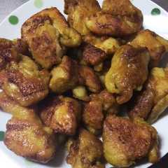 A picture of 鶏のカレー粉焼き.