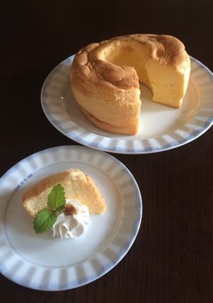 グルテンフリー米粉のシフォンケーキ-レシピのメイン写真