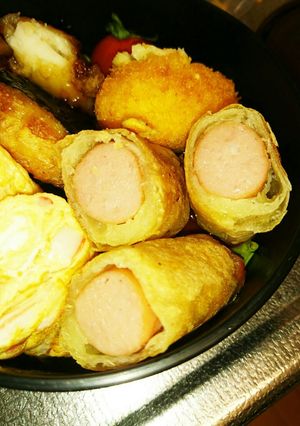 超簡単！春巻の皮で☆ウインナチーズロール-レシピのメイン写真
