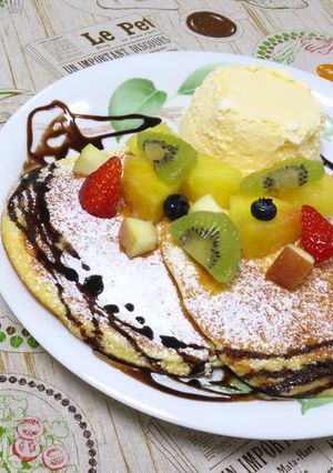 【絶品】ふわふわスフレパンケーキ♪-レシピのメイン写真