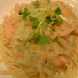 鮭のクリームパスタ