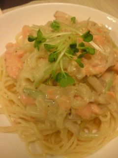鮭のクリームパスタ-レシピのメイン写真
