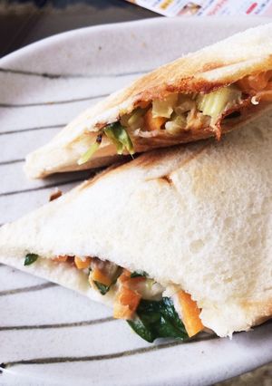 サラダホットサンド-レシピのメイン写真