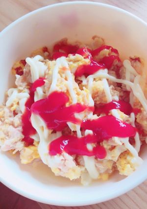 秒速♥ツナ玉子♥ おやつ、あと一品に♥-レシピのメイン写真