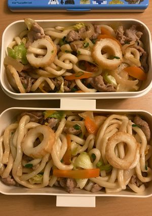 お弁当記録21070415焼うどん-レシピのメイン写真