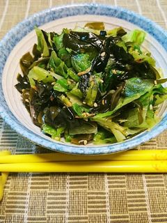レタスとワカメのナムル-レシピのメイン写真
