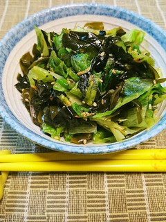 レタスとワカメのナムル-レシピのメイン写真