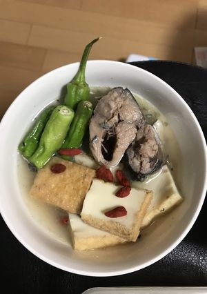 ししとうが美味しい 厚揚げの鯖煮-レシピのメイン写真