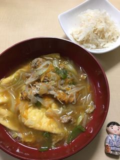 ダイエットに野菜たっぷりあんかけ風玉子丼-レシピのメイン写真