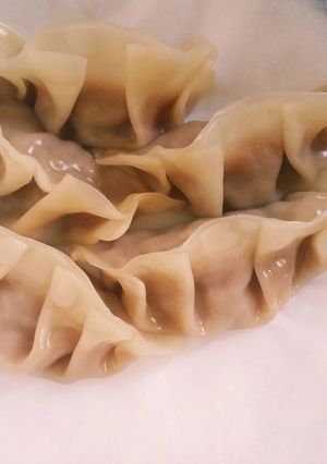 簡単！ずぼらエビ餃子（蒸し餃子）-レシピのメイン写真