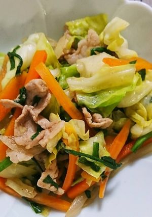鶏ガラでモリモリ野菜炒め-レシピのメイン写真
