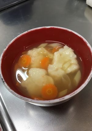 ポリ袋で！切り干し大根のすいとん-レシピのメイン写真