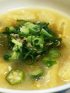 オクラと長芋のとろとろ味噌汁-レシピのメイン写真