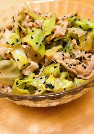 意外とさっぱり？キャベツと豚肉のサラダ-レシピのメイン写真