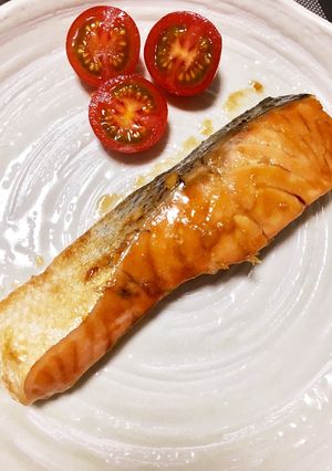 サーモンのハニーマスタード照り焼き-レシピのメイン写真