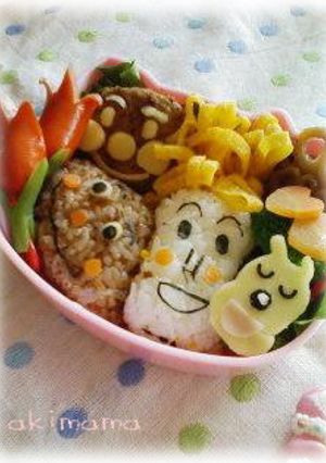 アンパンマンお弁当(キャラ弁)-レシピのメイン写真