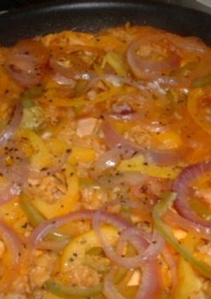 野菜ジュースで☆フライパンで簡単パエリア-レシピのメイン写真