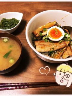 さんまの蒲焼どーん-レシピのメイン写真