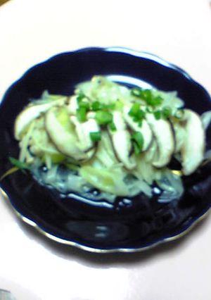 たらとねぎの簡単レンジ蒸し-レシピのメイン写真