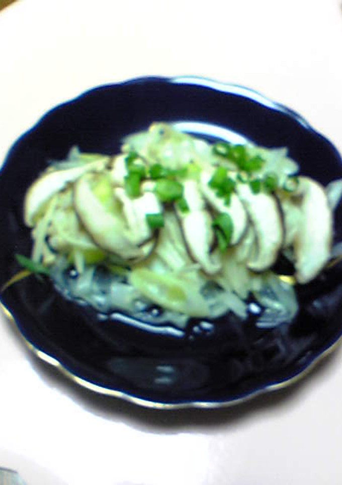 たらとねぎの簡単レンジ蒸し-レシピのメイン写真