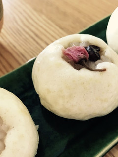 赤飯饅頭:桜バージョン-レシピのメイン写真