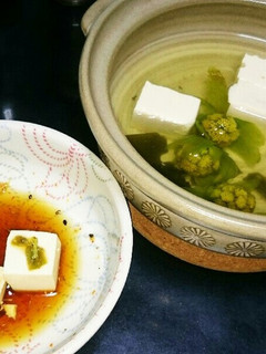春を感じて…ふきのとうの湯豆腐-レシピのメイン写真