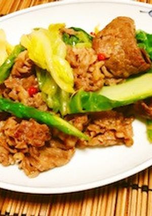 春キャベツと牛肉の和風バター炒め-レシピのメイン写真