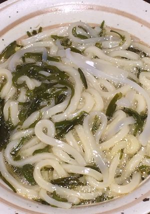 簡単めちゃウマ イカめかぶうどん-レシピのメイン写真