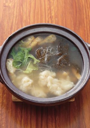 岩もずく　すいとん-レシピのメイン写真