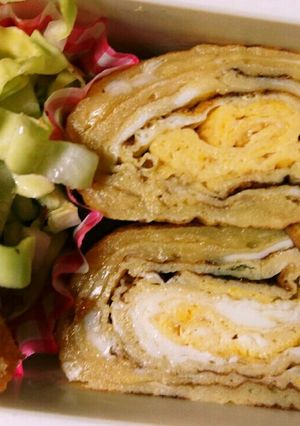 お弁当に！定番！みんな大好き甘め玉子焼き-レシピのメイン写真