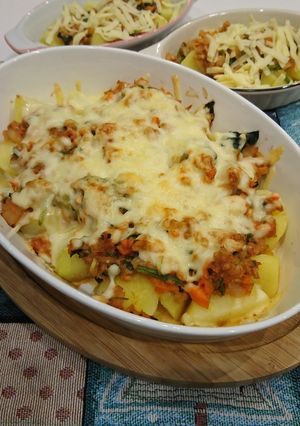 野菜たっぷり⭐じゃが芋とツナのチーズ焼き-レシピのメイン写真
